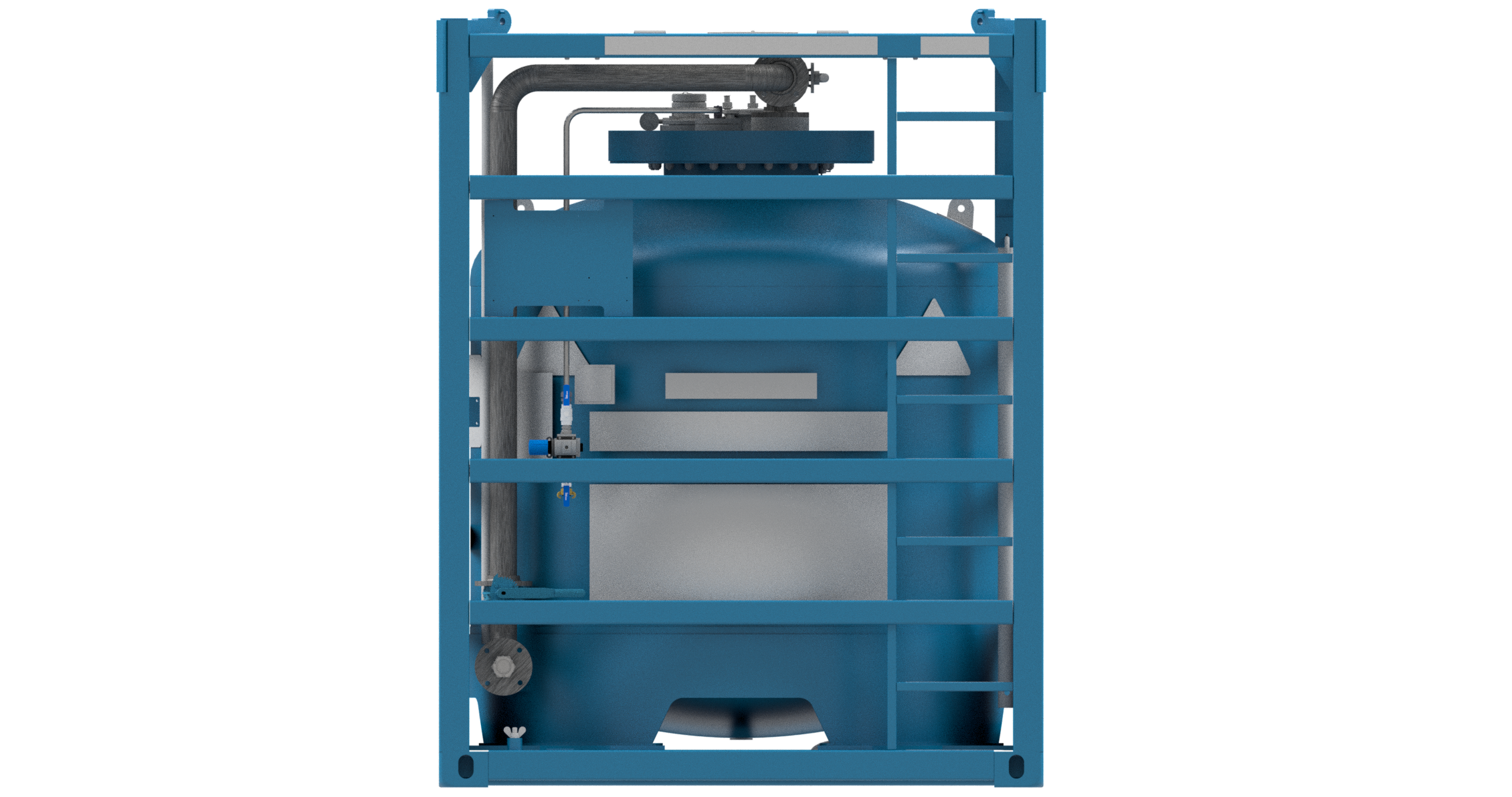 HMHU 4m3 T14 Vertical Acid Tank